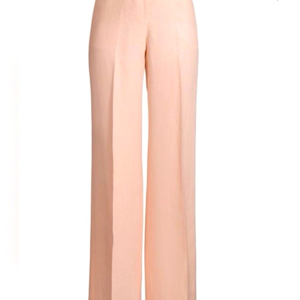 Lafayette 148 linen wide leg pants